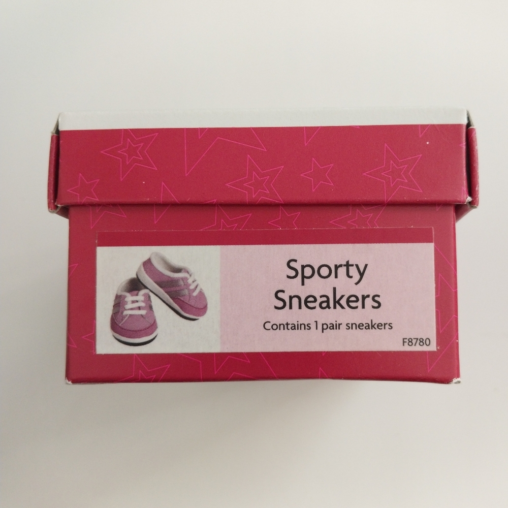 American Girl Doll Sporty Sneakers New In Box Retired From 2008 Collectible - Picture 2 of 8